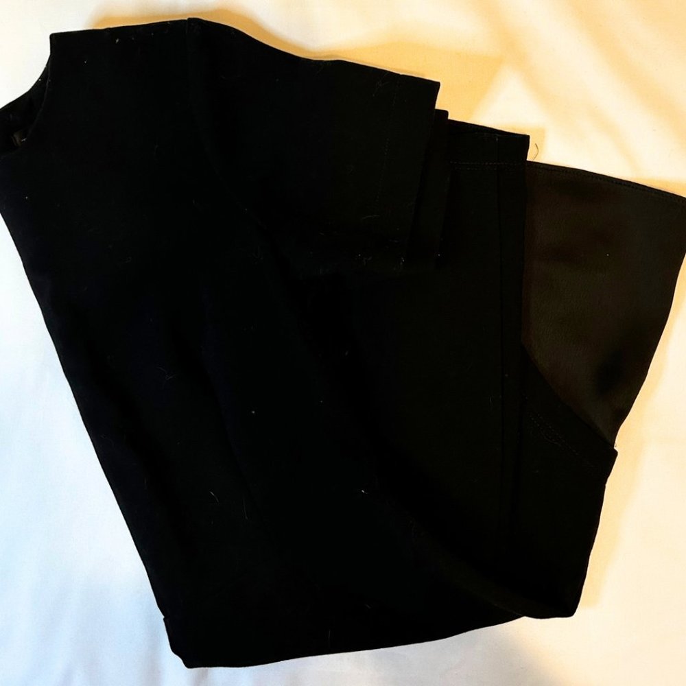 Top Shop Short Sleeve Black Mini Dress Size 4